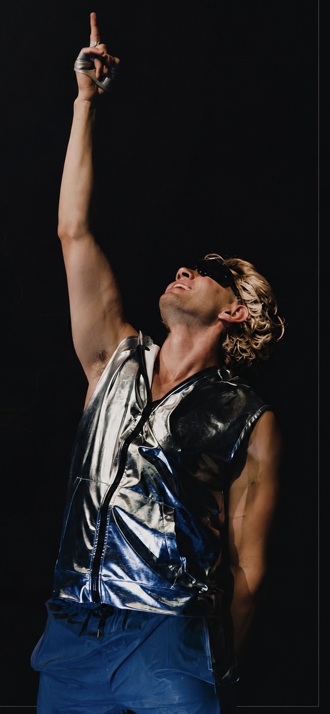 Dallas Grey performing on stage